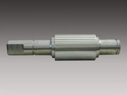 Steel rolling mill roller