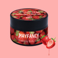 gommage corporel strawberry body scrub for beauty care