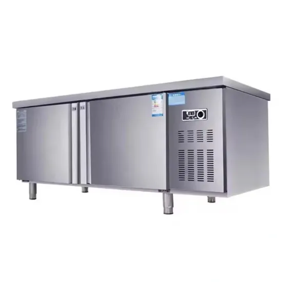 Pizza Workbench Refrigerators Frozen Fresh Frozen Table Bench Refrigerators Horizontal Tea Shop Freezer Flat - Cold Console