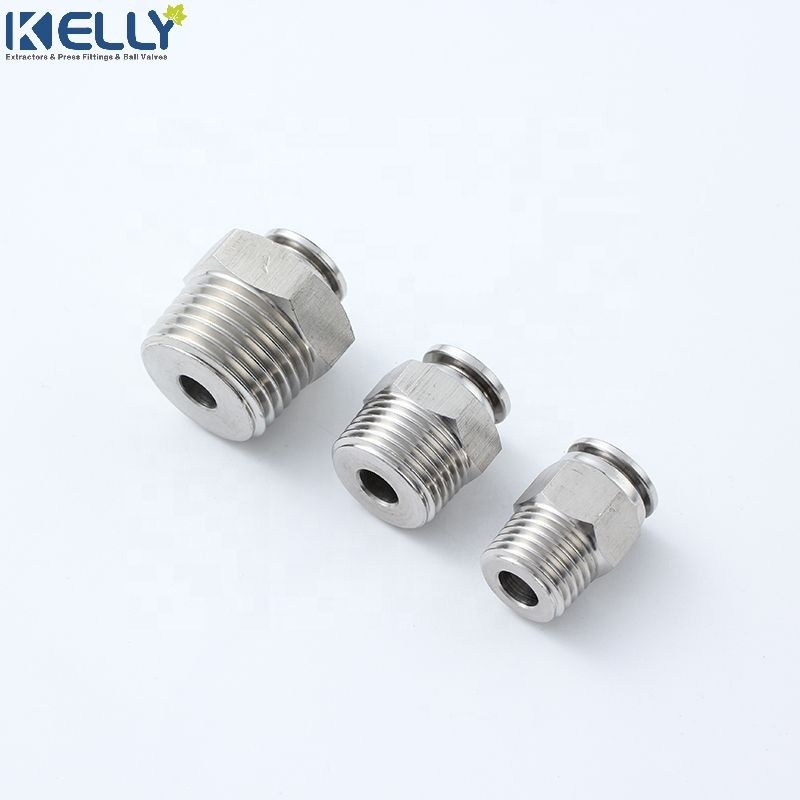 1/8'' to 16mm Air Line Quick Connect Pneumatic Tee Fittings