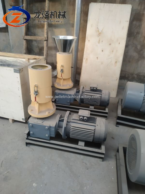 45KW SKJ450 flat die wood pellet machine sawdust pellet mill machine