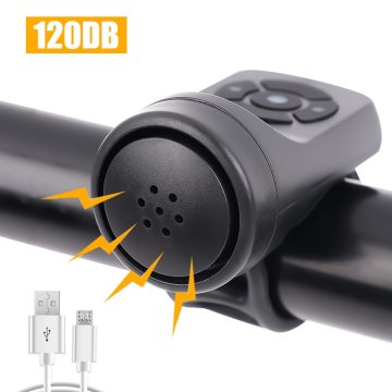 USB Rechargeable Bicycle and Motorcycle Horn with 4 Modes: A Versatile Anti-Theft Electric Bike Horn