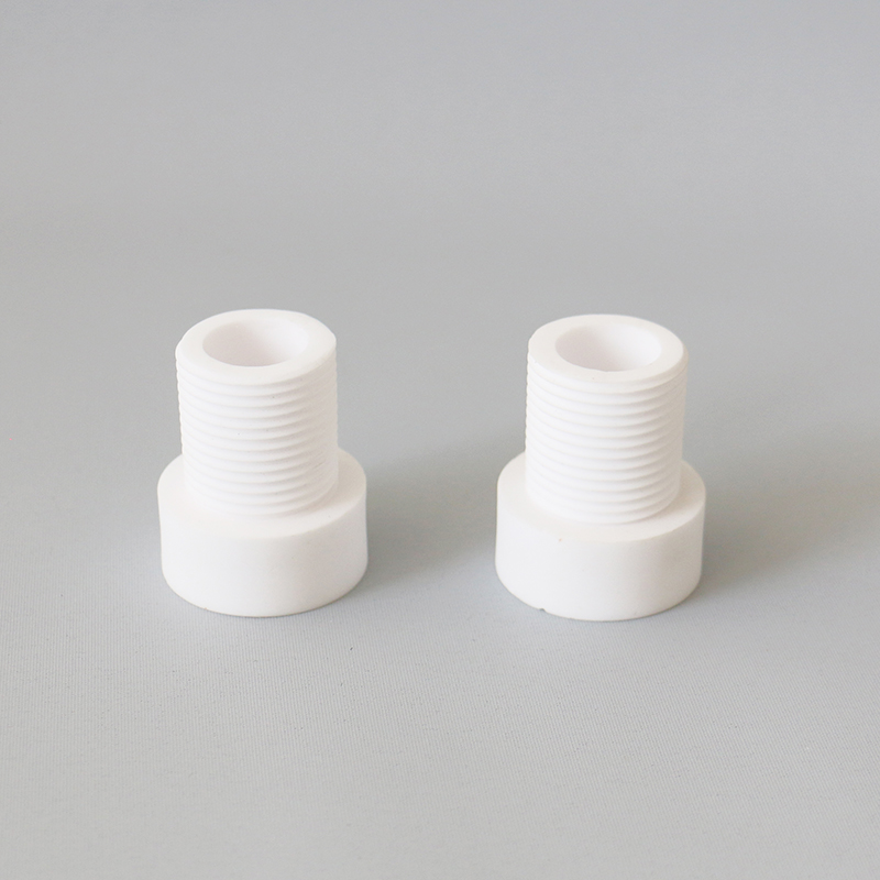 Custom Alumina Ceramic threaded pipe