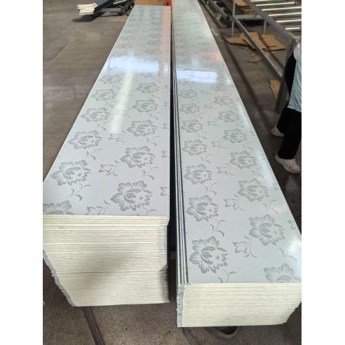 Elegant Silver Floral Pattern Metal Carved Panel Interior Wall Panel