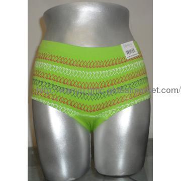 seamless underwear  seamless  brief with print