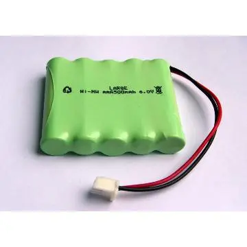 6V 500 mAh rechargeable NiMh battery