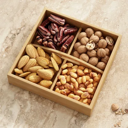 Bamboo Snack Storage Basket