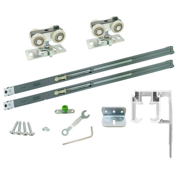 Soft Close Sliding Door System for 80KGS Wooden Doors - High Quality Pocket Door Hardware