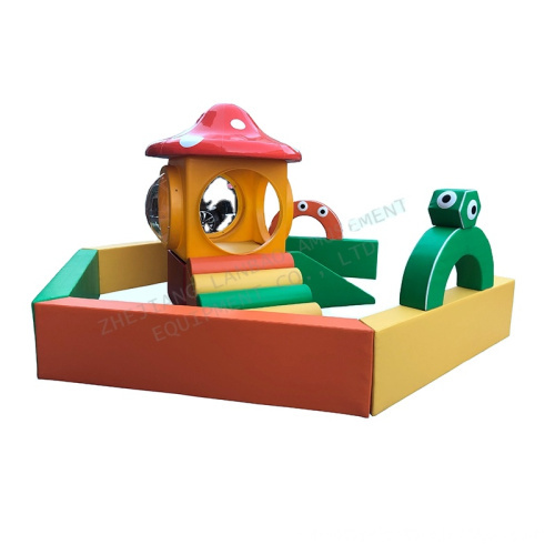 New Design Amusement Park Mushroom House Soft Play Equipment for Indoor Baby Playgrounds