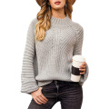 Women's Knit Lantern Sleeve Sweater