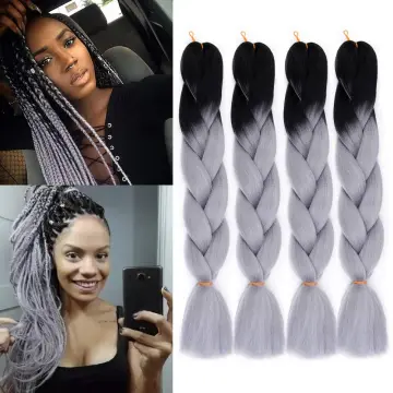 dark gray jumbo hair braid twist 400g, 2 tone and 3 tone ombre color jumbo synthetic braiding hair