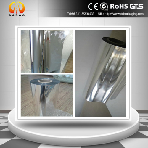 Metallized Polypropylene Film Custom Printing Food Film Metallized Bopp Film Manufactory