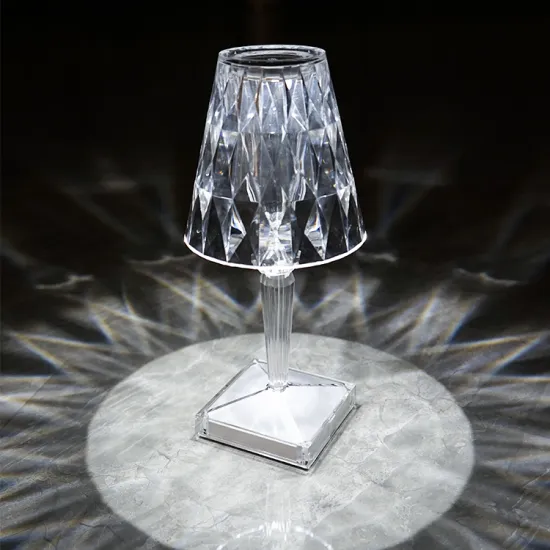 Indoor 5V Portable Rechargeable Crystal Led Table Lamp
