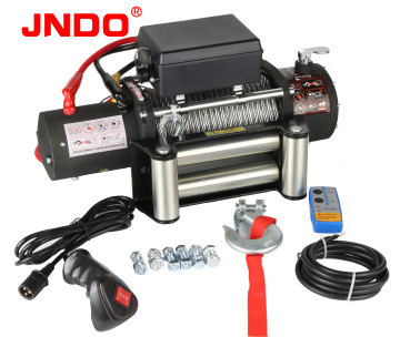 High-Quality 12V or 24V Electric Winches for 4x4, Small Mini Vehicles - Up to 12,000lbs Capacity