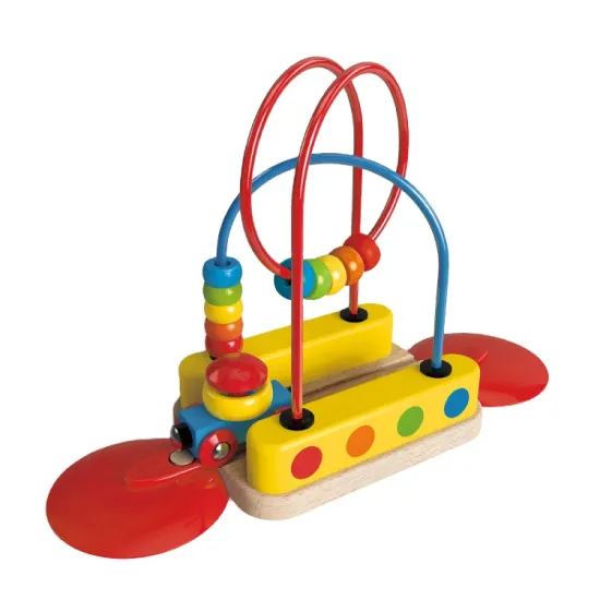 Popular Hape Toys Bead Maze: An Educational Wooden Puzzle Game for Preschoolers Aged 2-4, Meeting ASTM and EN71 Standards