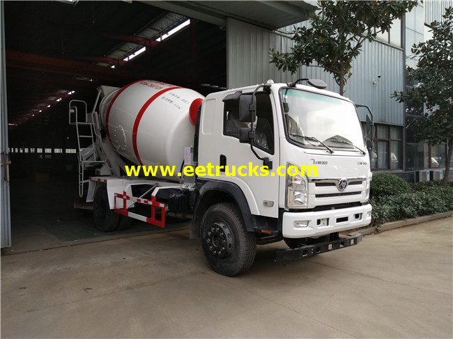 4cbm 4x2 Dump Mixer Trucks