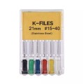 Archivos k de acero inoxidable herramientas dentales