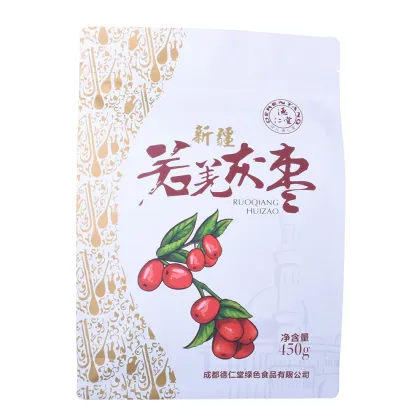 Custom Design Colourful Energy Flat Bottom Bag Co Packers