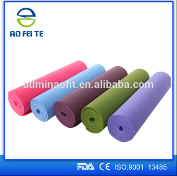 best quality pvc yoga mat OEM best quality 6p free made in china