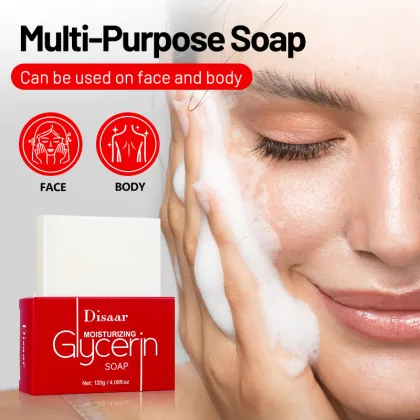 Organic Glycerin Soap 120g - Milk Extract for Softening and Brightening Skin