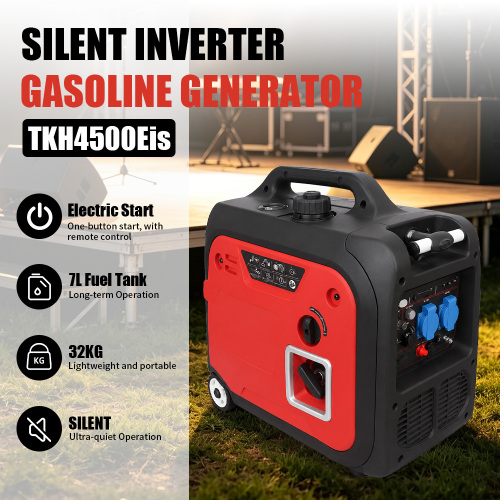 Generador inversor de gasolina silencioso portátil de 3,5 kW