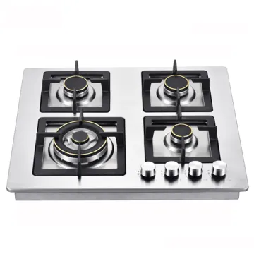 Zhongshan Nuoyi Appliances 4 Burners Stainless Steel Gas Cooker for Kitchen