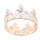 Full Round Butterfly Flower-shaped Pageant Crown For Queen