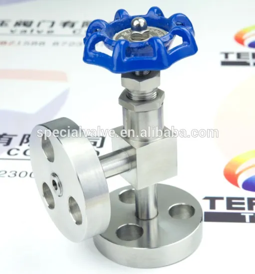 stainless steel flange end needle valve