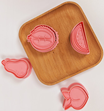 New Style C Plastic Ramadan Cookie Cutter Stamp Molds