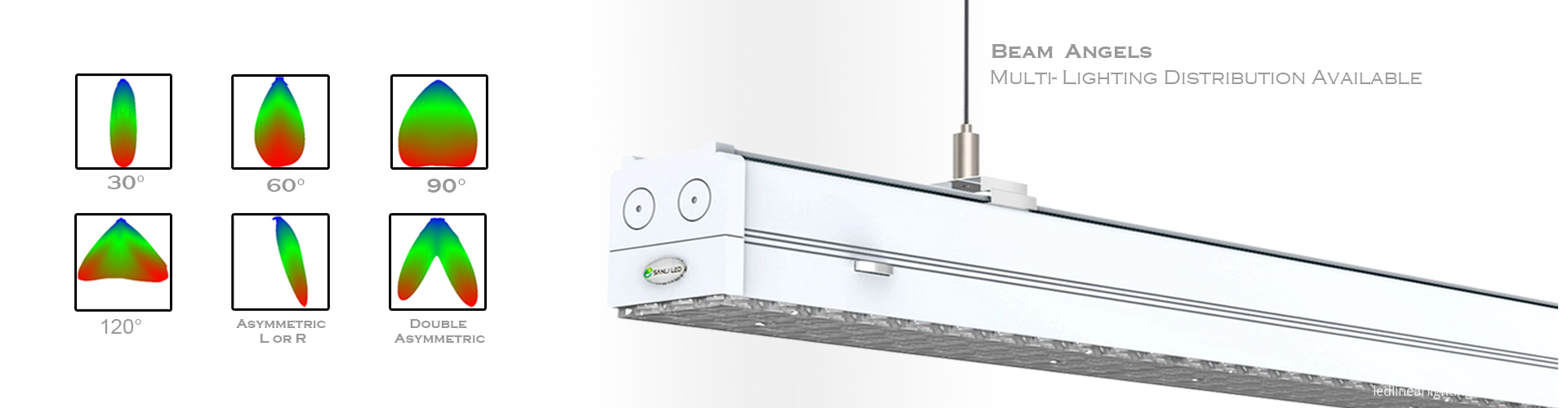 LED Linear Trunking System with 6 beam angels LED Linear Trunking System with 6 beam angels