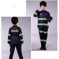 Firefighter Work Wear Uniform Fireman Sam Cosplay Carnival Halloween Costumes for Kid Party Girl Boy Disguise Anime Clothing Set
