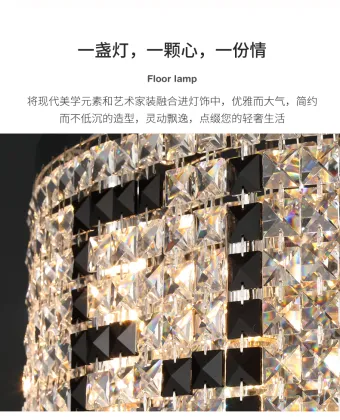 Modern LED Round Crystal Chandelier Compatible with Fendi