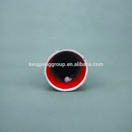 Red Ceramic Dinner Table Bell