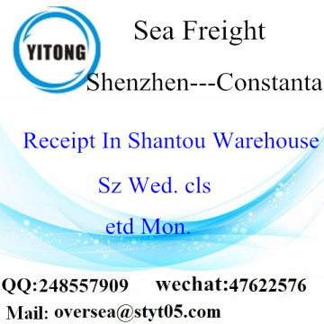 Shenzhen Port LCL Consolidation To Constanta