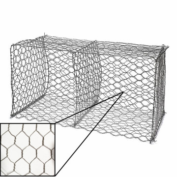 Reti in rete di filo di gabion con rivestimento ad alto livello di zinco