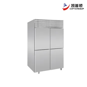 Upright Four-Door Display Refrigerator/Freezer