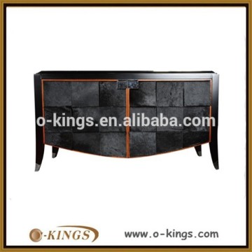 modern wooden console table for hotel hallway