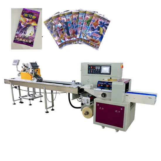 High Efficiency Horizontal Card Packing Machine for Greeting, Gift, and Postcards with Air Refresher Pillow