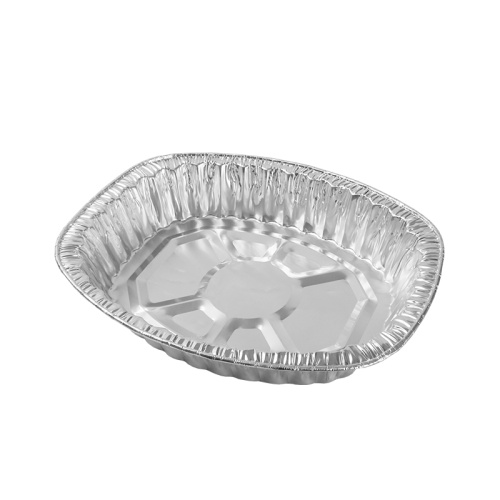 Round Shape Aluminium Foil Containers Food Level