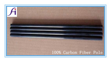 100% Carbon Fiber Outrigger Poles of Ship' Mast and for Construction Use