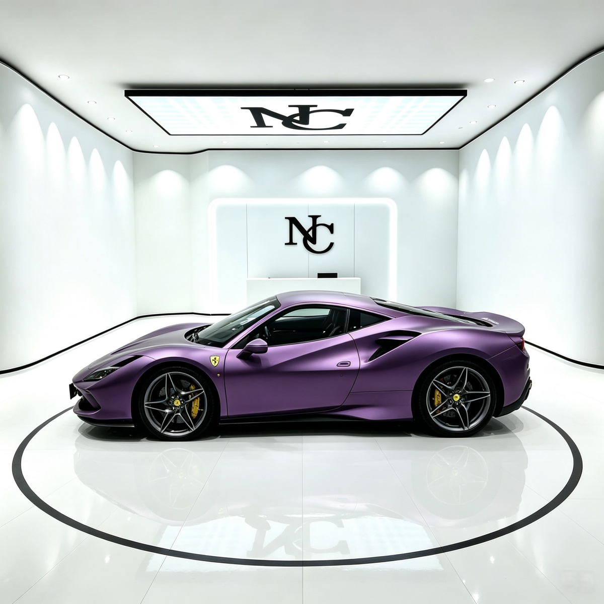 PL315-P Galactic Sparkle Purple Vinyl Wrap