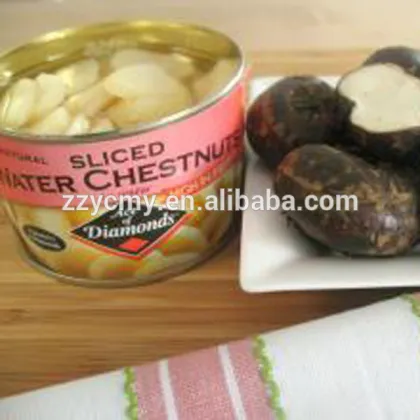 canned food edible chestnuts in tin can