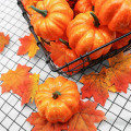 12Pcs Artificial Pumpkin Decoration Halloween Party Decor Pumpkins 4.2*5.2cm Garden DIN889