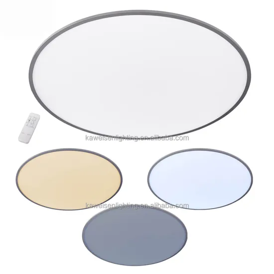 3CCT Adjustable Nordic Style Round LED Ceiling Light - Aluminum Circular Surface Mounted SMD Panel Lamp for Home Office