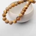 14MM Loose natural Gemstone Picture Jasper Round Beads for Making jewelry