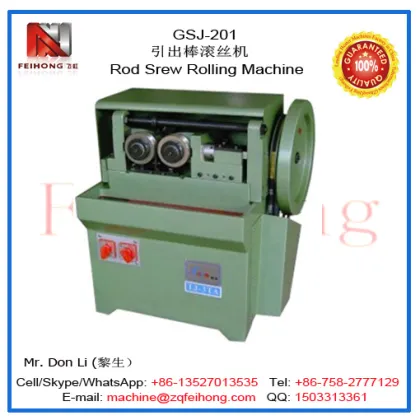 Rod Screw Rolling Machine