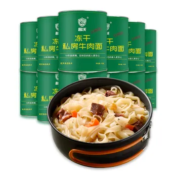 Frozen Dried Food with 10-Year Shelf Life for Emergency Storage