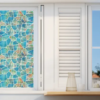 Frosted Window Film for Privacy and Heat Insulation