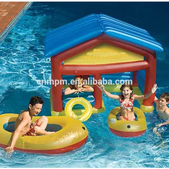Custom design water play inflatable water bar, inflatable pool bar, inflatable floating bar