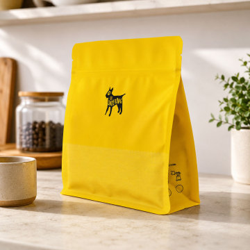 Eco Friendly Flat Bottom Coffee Bags Wholesale